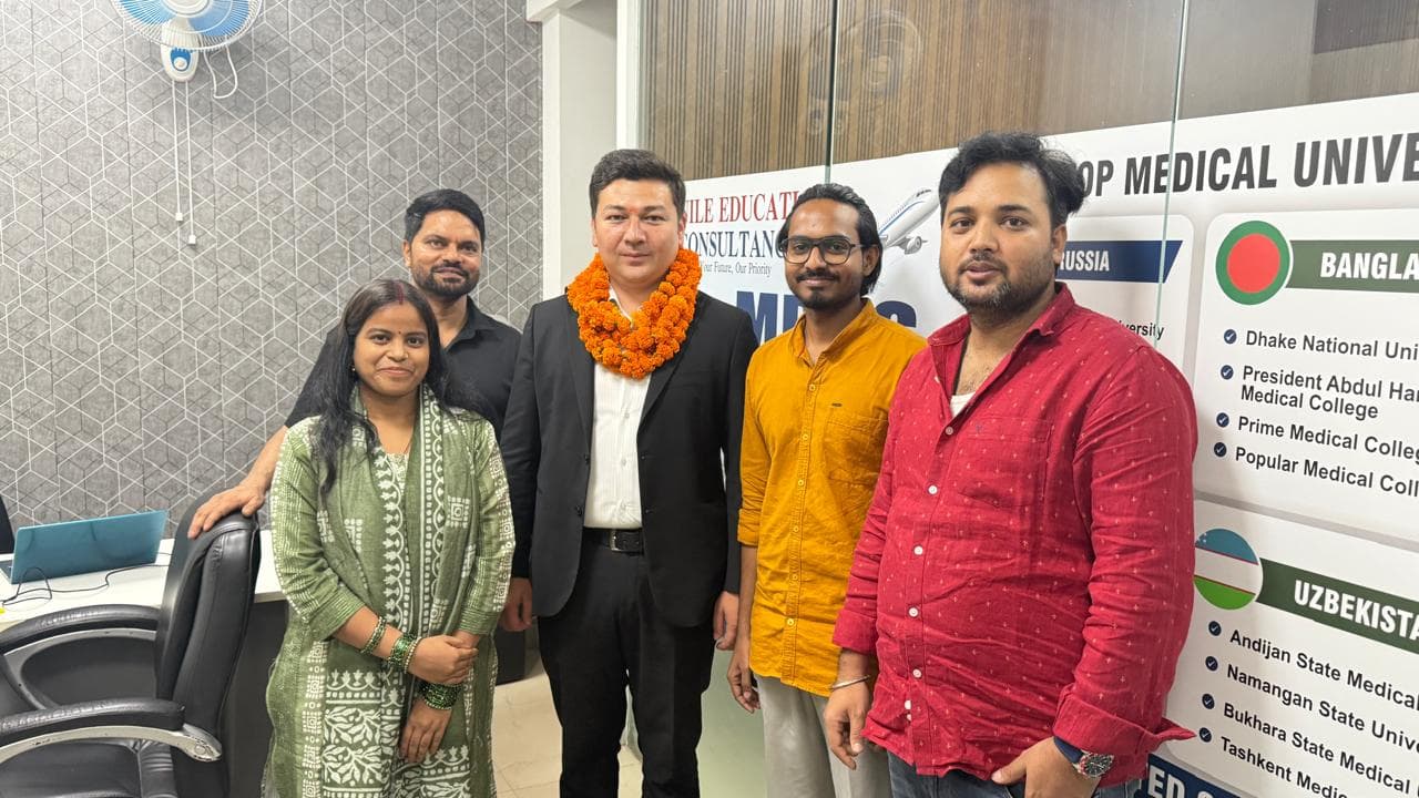 Namangan State University Representative Visits Nile Education for Partners Meet 2026 Namangan State University Representative Visits Nile Education for Partners Meet 2026